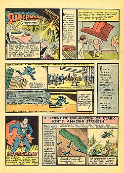 Action #1, pg. 1 (June 1938) by Joe Shuster and Jerry Siegel