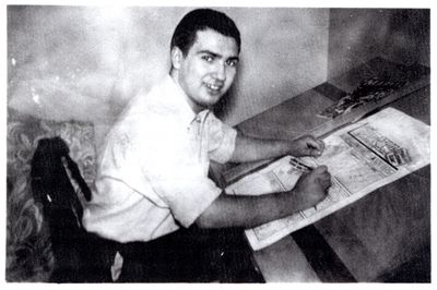 Bellman, circa 1945, at age 21.