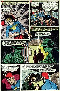 Interior page and panel detail from "The Patriot" story in
Marvel Mystery #62 (March 1945)
