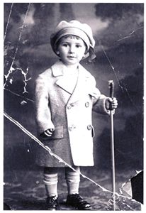 Bellman, at about age three.